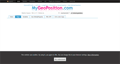 Desktop Screenshot of es.mygeoposition.com