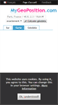 Mobile Screenshot of fr.mygeoposition.com