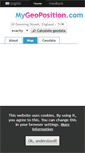 Mobile Screenshot of en.mygeoposition.com